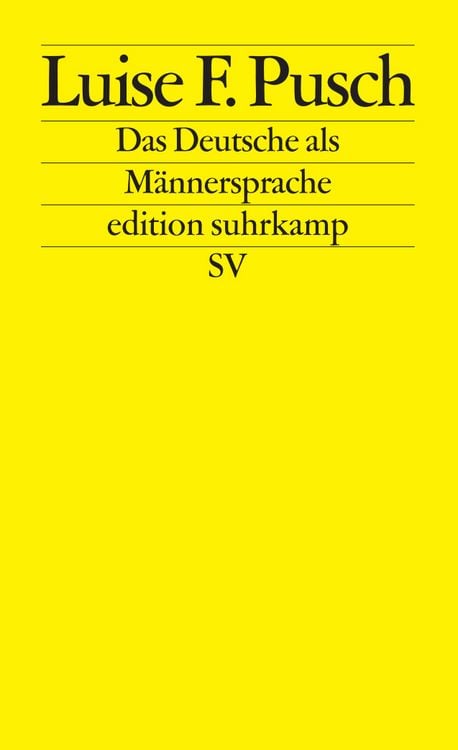 Produktbild: Das Deutsche als Männersprache