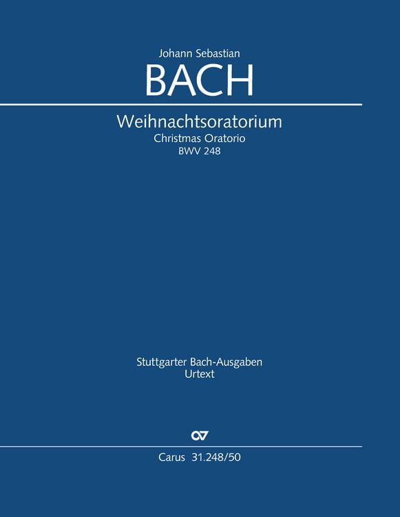 Produktbild: Weihnachtsoratorium Teile I-VI (Klavierauszug)