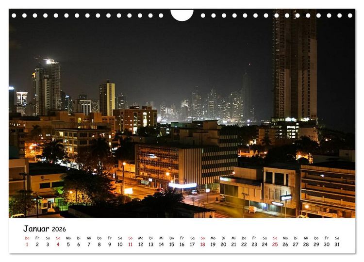 Produktbild: Panama - Finanzwelt und Naturparadies (Wandkalender 2026 DIN A4 quer), CALVENDO Monatskalender