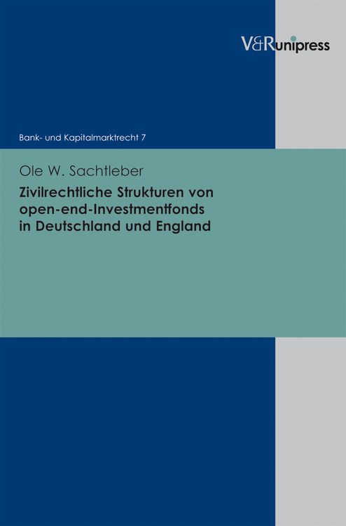 Produktbild: Zivilrechtliche Strukturen von open-end-Investmentfonds in Deutschland und England