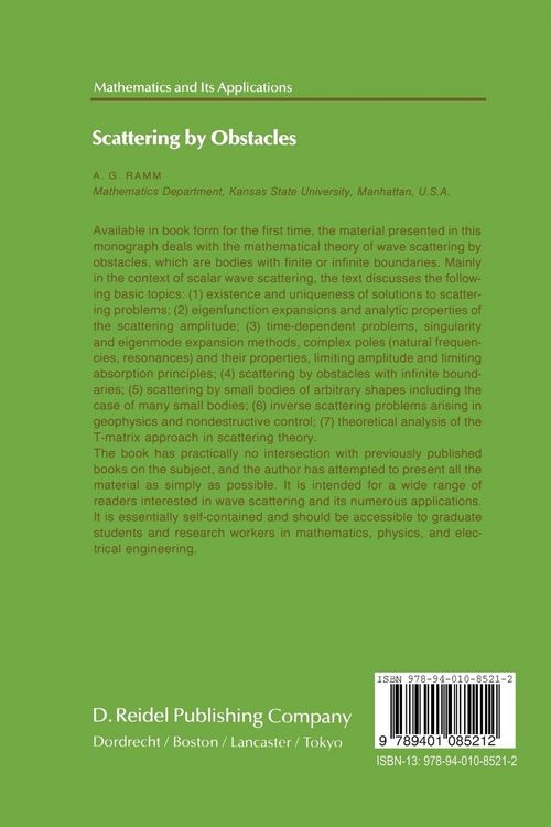 Produktbild: Scattering by Obstacles