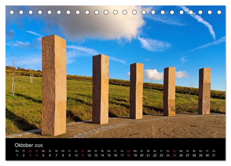 Produktbild: Himmel &uuml;ber Rheinhessen (Tischkalender 2026 DIN A5 quer), CALVENDO Monatskalender