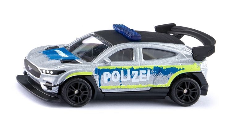 Produktbild: Siku 1110 - Ford Mustang Mach-E 1400 Custom Polizei-Spielzeugauto, 80x35x25mm