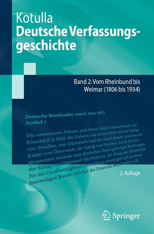 Produktbild: Deutsche Verfassungsgeschichte