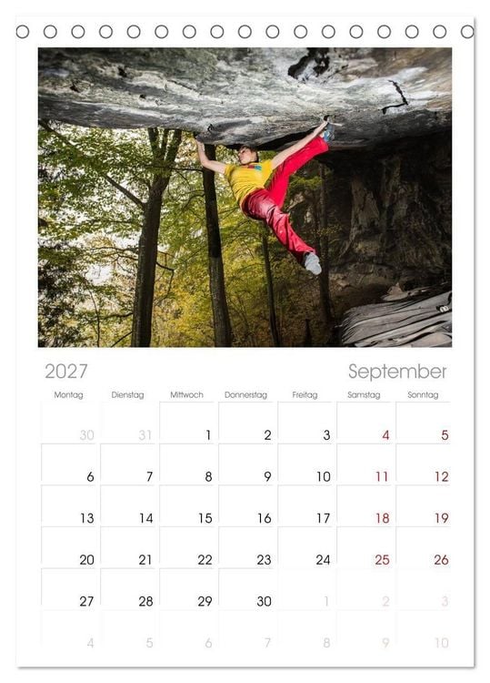 Produktbild: Tischplaner 2027 - Climbing Solutions - Bergsport weltweit (A5 Tischkalender zum Aufstellen) CALVENDO