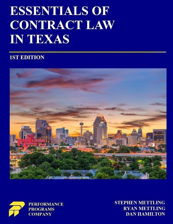 Produktbild: Essentials of Contract Law in Texas