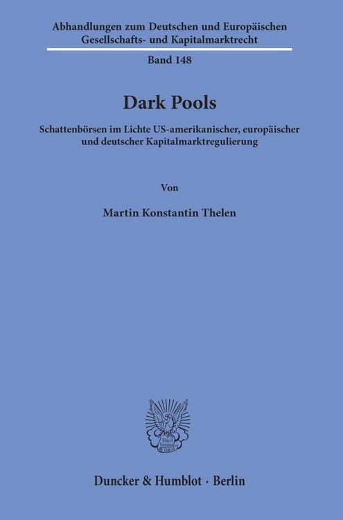 Produktbild: Dark Pools.