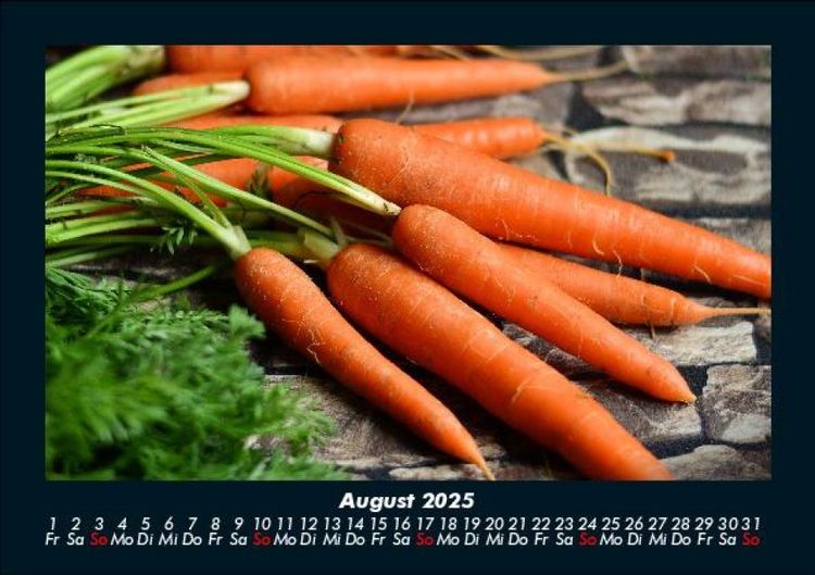 Produktbild: Gem&uuml;sekalender 2025 Fotokalender DIN A5