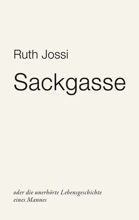 Produktbild: Sackgasse