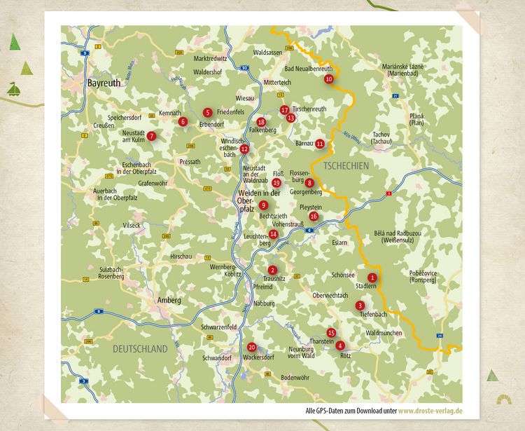 Produktbild: Oberpf&auml;lzer Wald. Wandern f&uuml;r die Seele