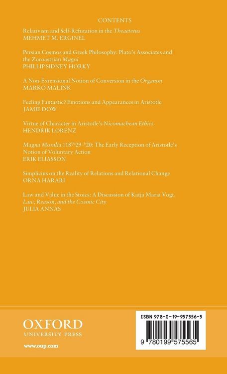 Produktbild: Oxford Studies in Ancient Philosophy