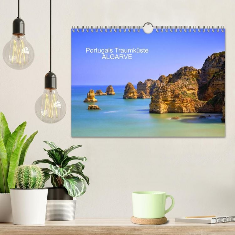 Produktbild: ALGARVE - Urlaub f&uuml;r die Seele (Wandkalender 2026 DIN A4 quer), CALVENDO Monatskalender