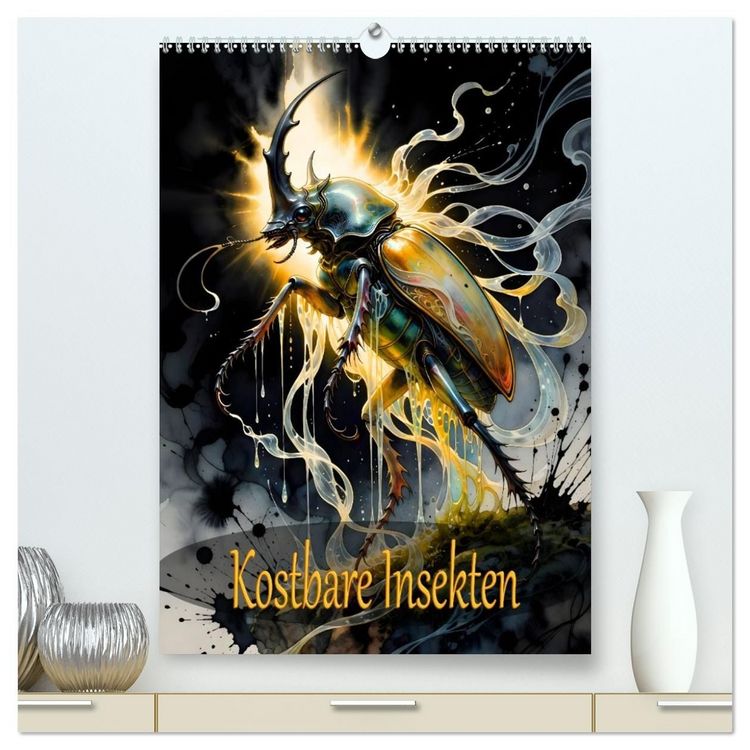 Produktbild: Kostbare Insekten (hochwertiger Premium Wandkalender 2027 DIN A2 hoch), Kunstdruck in Hochglanz