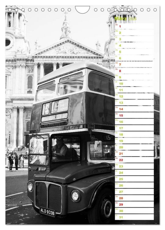 Produktbild: Big City London (Wandkalender 2026 DIN A4 hoch), CALVENDO Monatskalender