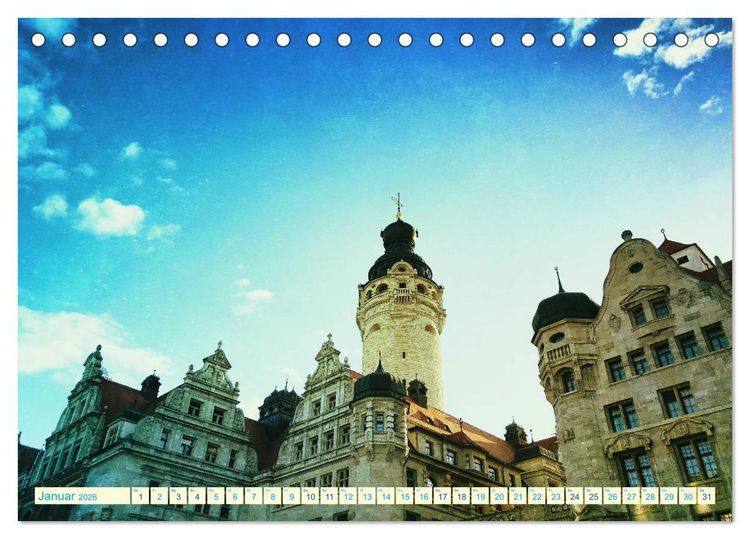 Produktbild: LEIPZIG urcool (Tischkalender 2026 DIN A5 quer), CALVENDO Monatskalender