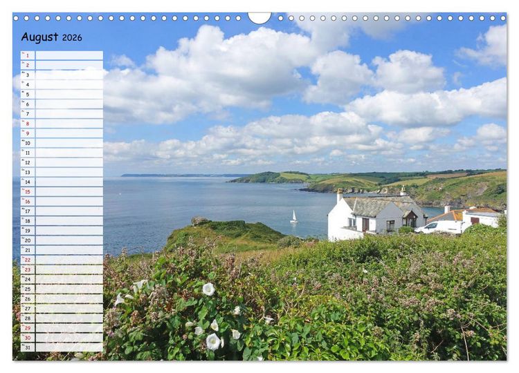 Produktbild: Cornwall. Terminkalender (Wandkalender 2026 DIN A3 quer), CALVENDO Monatskalender