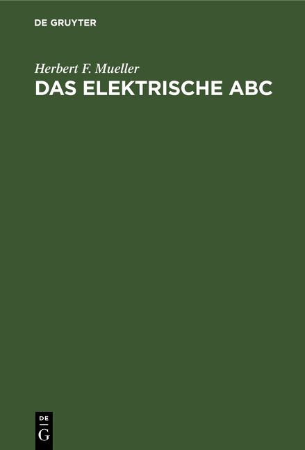 Produktbild: Das elektrische ABC