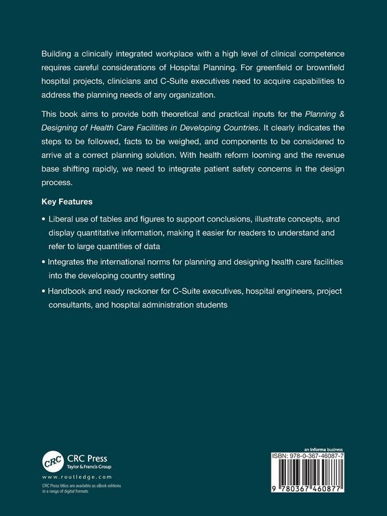 Produktbild: Planning & Designing Health Care Facilities in Developing Countries