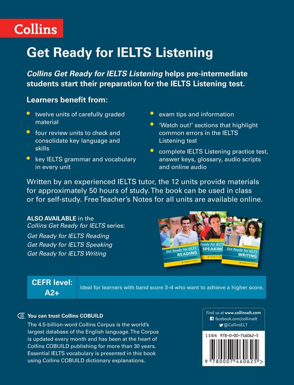 Produktbild: Get Ready for Ielts Listening