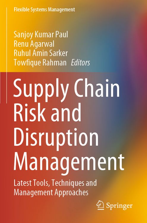Produktbild: Supply Chain Risk and Disruption Management