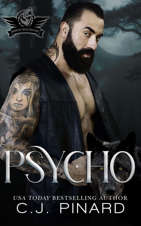 Produktbild: Psycho: A Shifter MC Romance (Bayou Wolves MC, #1)