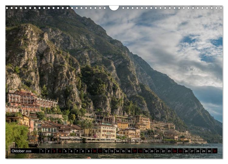 Produktbild: Gardasee - Impressionen aus der Lombardei (Wandkalender 2026 DIN A3 quer), CALVENDO Monatskalender
