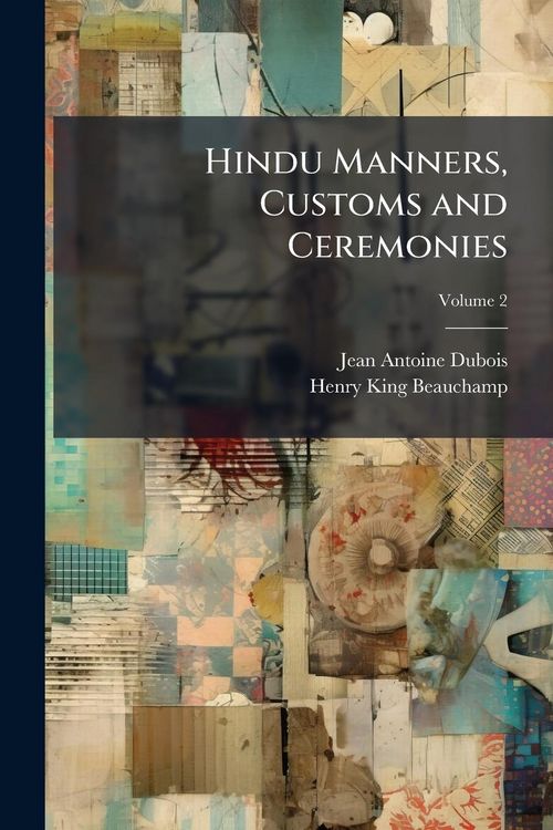 Produktbild: Hindu Manners, Customs and Ceremonies