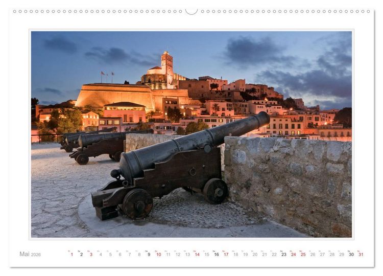 Produktbild: Ibiza und Formentera Impressionen (Wandkalender 2026 DIN A2 quer), CALVENDO Monatskalender