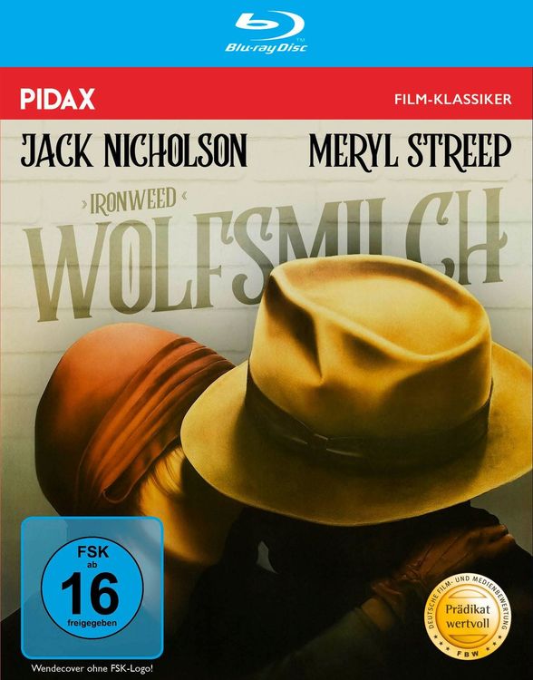 Produktbild: Wolfsmilch (Ironweed) / Vielfach ausgezeichnetes Meisterwerk mit den Weltstars Jack Nicholson und Meryl Streep (Pidax Film-Klassiker)