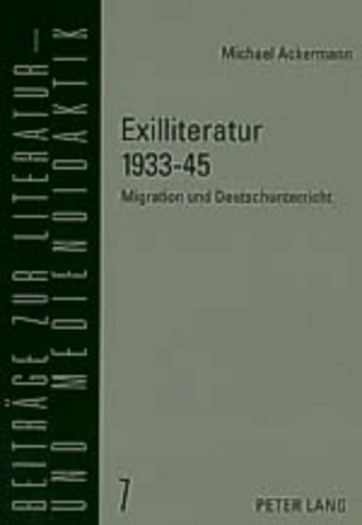 Produktbild: Exilliteratur 1933-45