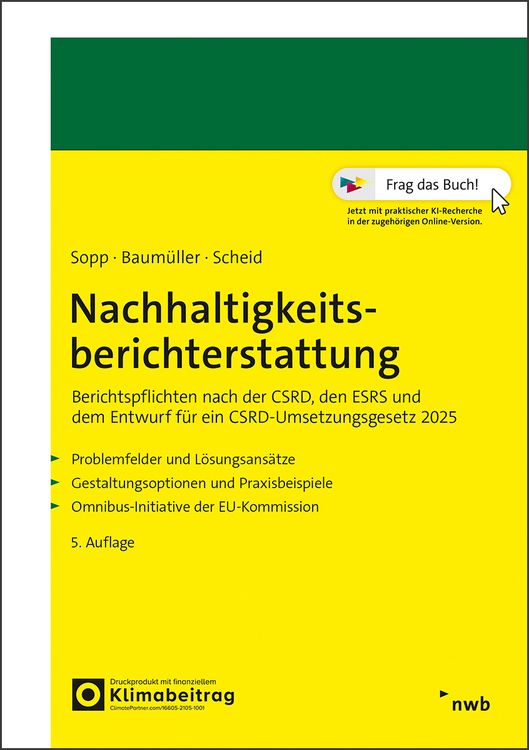 Produktbild: Nachhaltigkeitsberichterstattung