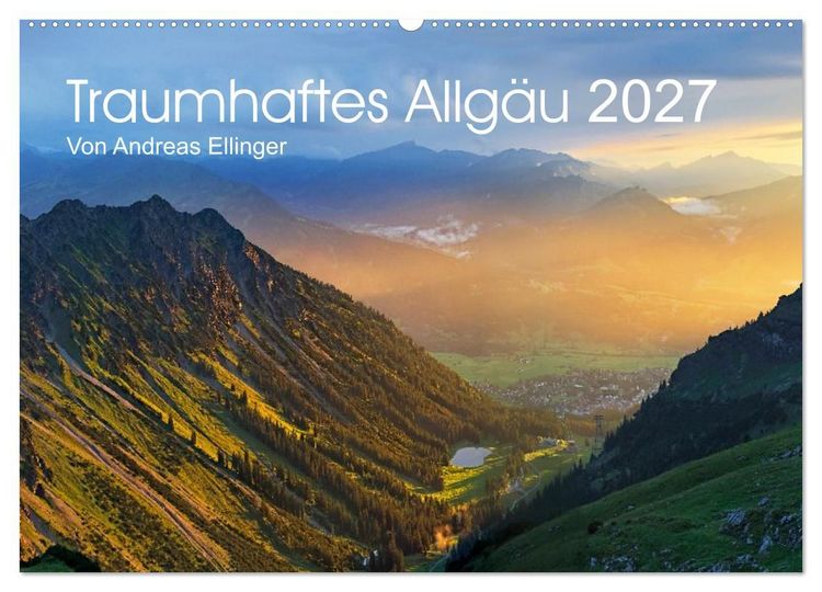 Produktbild: Traumhaftes Allg&auml;u (Wandkalender 2027 DIN A2 quer), CALVENDO Monatskalender