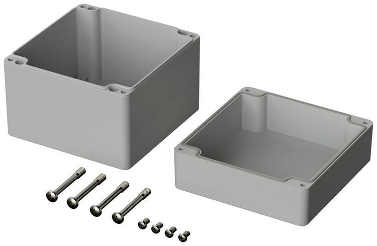 Produktbild: Bopla EUROMAS M 228 02228000 Industrie-Geh&auml;use 122 x 120 x 105 Polycarbonat Lichtgrau (RAL 7035) 1 St.