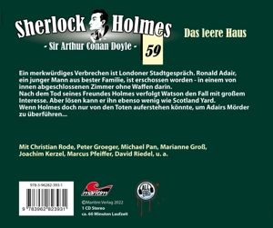 Produktbild: Sherlock Holmes - Das leere Haus