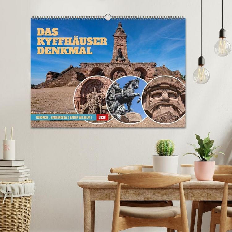 Produktbild: Das Kyffh&auml;user Denkmal (Wandkalender 2026 DIN A2 quer), CALVENDO Monatskalender