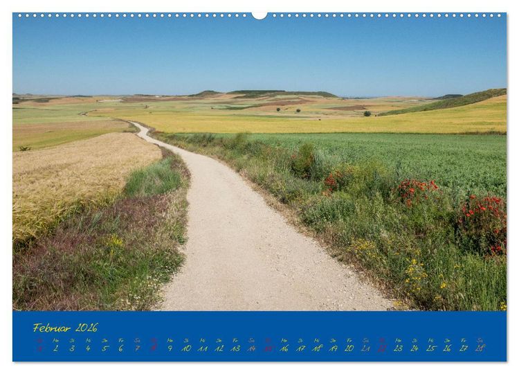 Produktbild: Camino 2026 (Wandkalender 2026 DIN A2 quer), CALVENDO Monatskalender