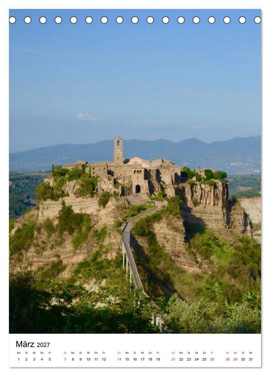Produktbild: Magische Orte Italiens (Tischkalender 2027 DIN A5 hoch), CALVENDO Monatskalender