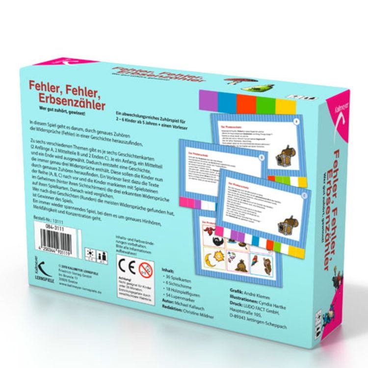 Fehler, Fehler, Erbsenzähler