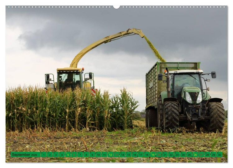 Produktbild: Landwirtschaft - Maschinen im Einsatz (hochwertiger Premium Wandkalender 2026 DIN A2 quer), Kunstdruck in Hochglanz