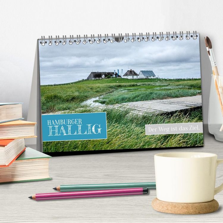 Produktbild: Hamburger Hallig - Der Weg ist das Ziel (Tischkalender 2027 DIN A5 quer), CALVENDO Monatskalender
