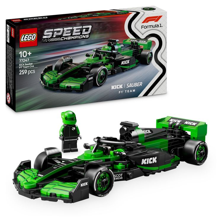 Bild vom Artikel LEGO Speed Champions KICK Sauber F1 Team C44 Rennauto Modell 77247 vom Autor 