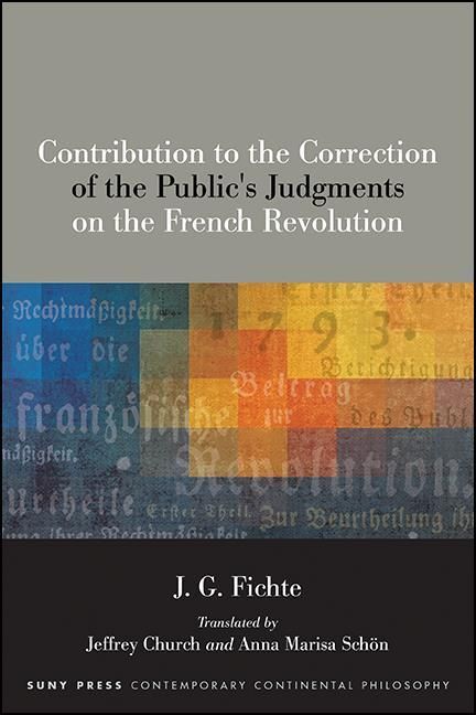 Produktbild: Contribution to the Correction of the Public's Judgments on the French Revolution