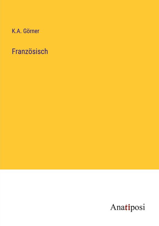 Produktbild: Franz&ouml;sisch
