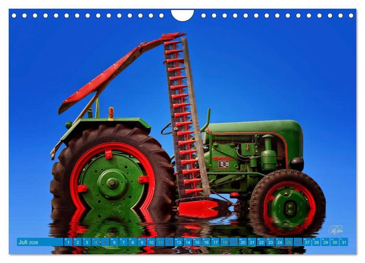 Produktbild: Traktor - Oldtimer (Wandkalender 2026 DIN A4 quer), CALVENDO Monatskalender