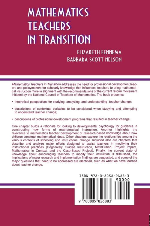 Produktbild: Mathematics Teachers in Transition