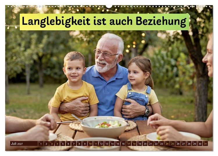 Produktbild: Longevity - Die Zukunft der Vitalit&auml;t (Wandkalender 2027 DIN A2 quer), CALVENDO Monatskalender