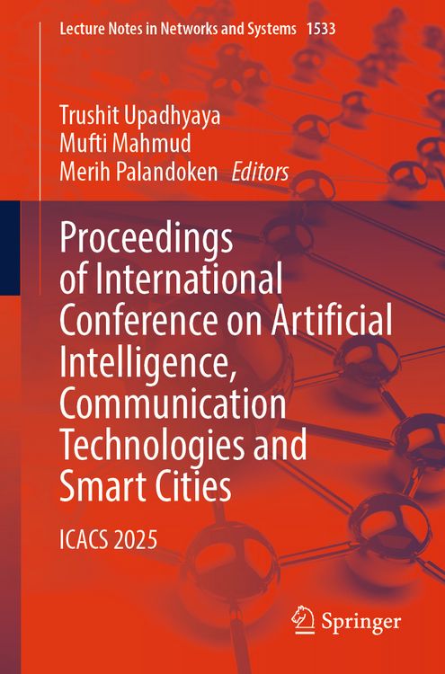 Produktbild: Proceedings of International Conference on Artificial Intelligence, Communication Technologies and Smart Cities