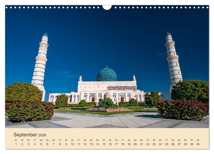 Produktbild: OMAN - Orientperle (Wandkalender 2026 DIN A3 quer), CALVENDO Monatskalender