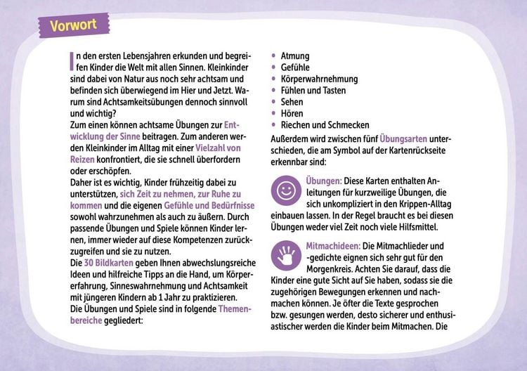 Produktbild: Sinnesf&ouml;rderung und Achtsamkeit f&uuml;r Krippenkinder