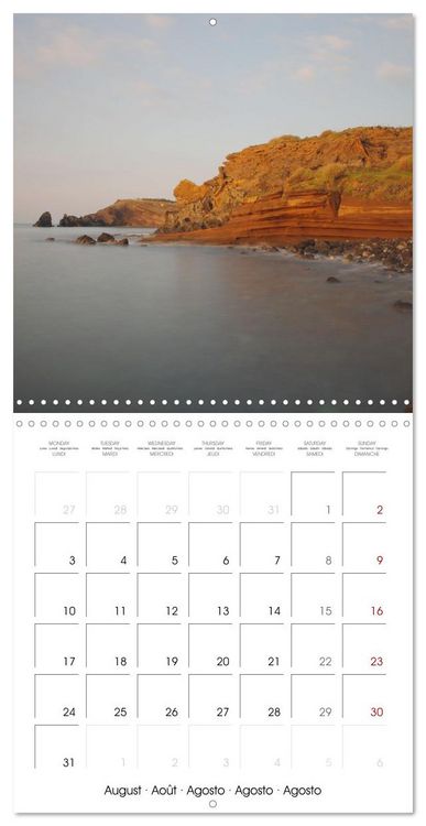 Produktbild: H&eacute;rault Cap d'Agde (Calendrier mural carr&eacute; 2026 30x30 cm) Calendrier double avec une page pour vos prises de notes